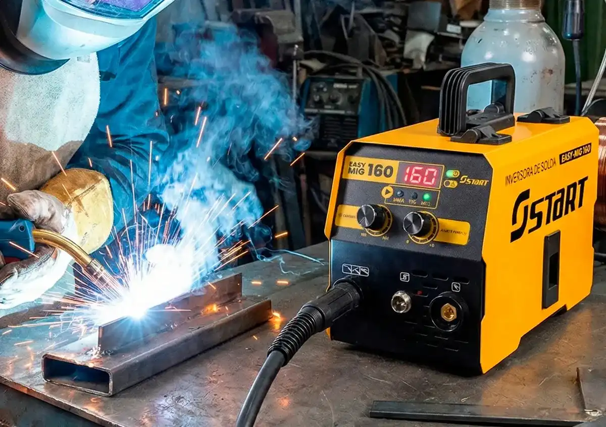 Maquina Inversora Solda Mig 160a 3 Em 1 Tig Lift Acessorios