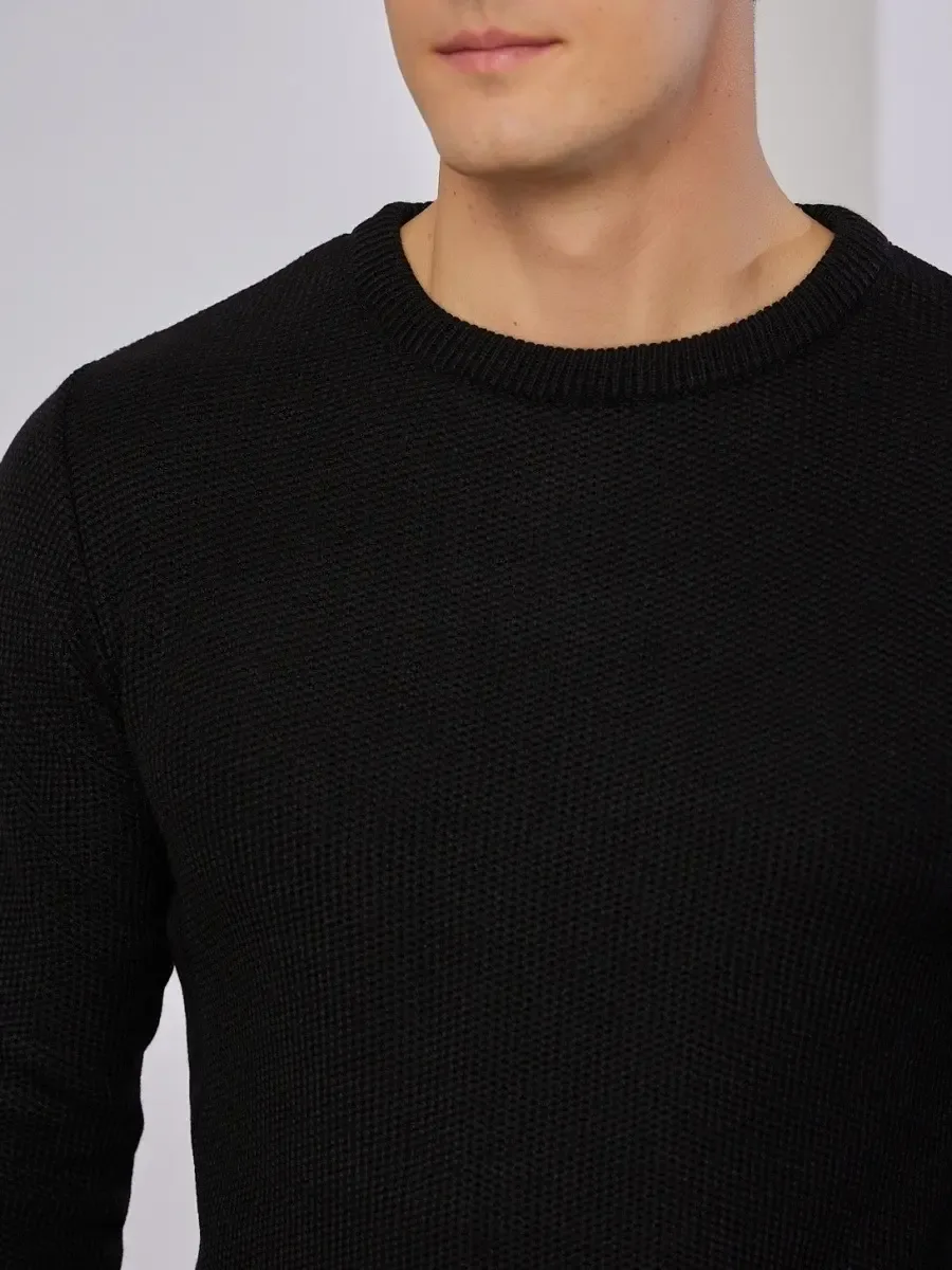 Sueter Blusa De Tricot Masculino Liso Blusa La Masculina