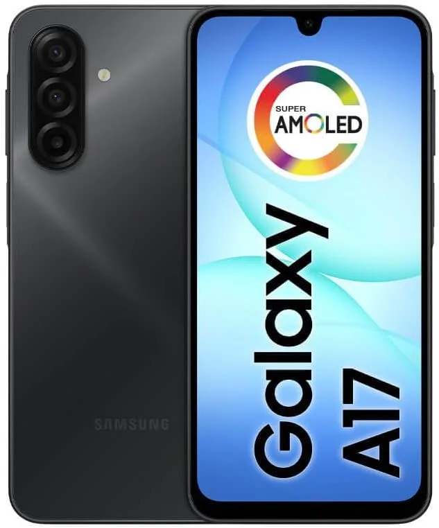 Celular Samsung Galaxy A17, 128GB, 4GB, 50MP Tela 6.7, IP54 - Preto