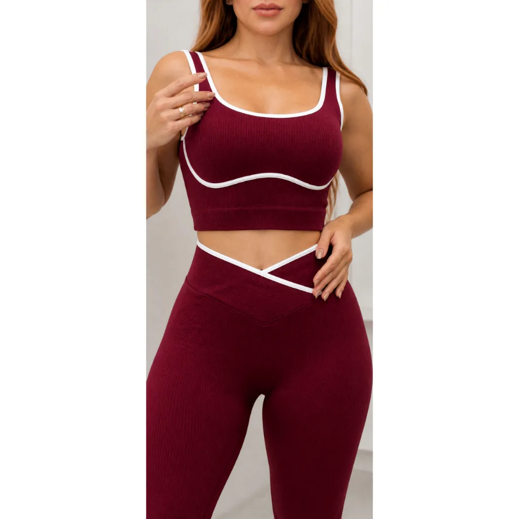 Conjunto Gringo Academia Feminino Calca e Top Esportivo