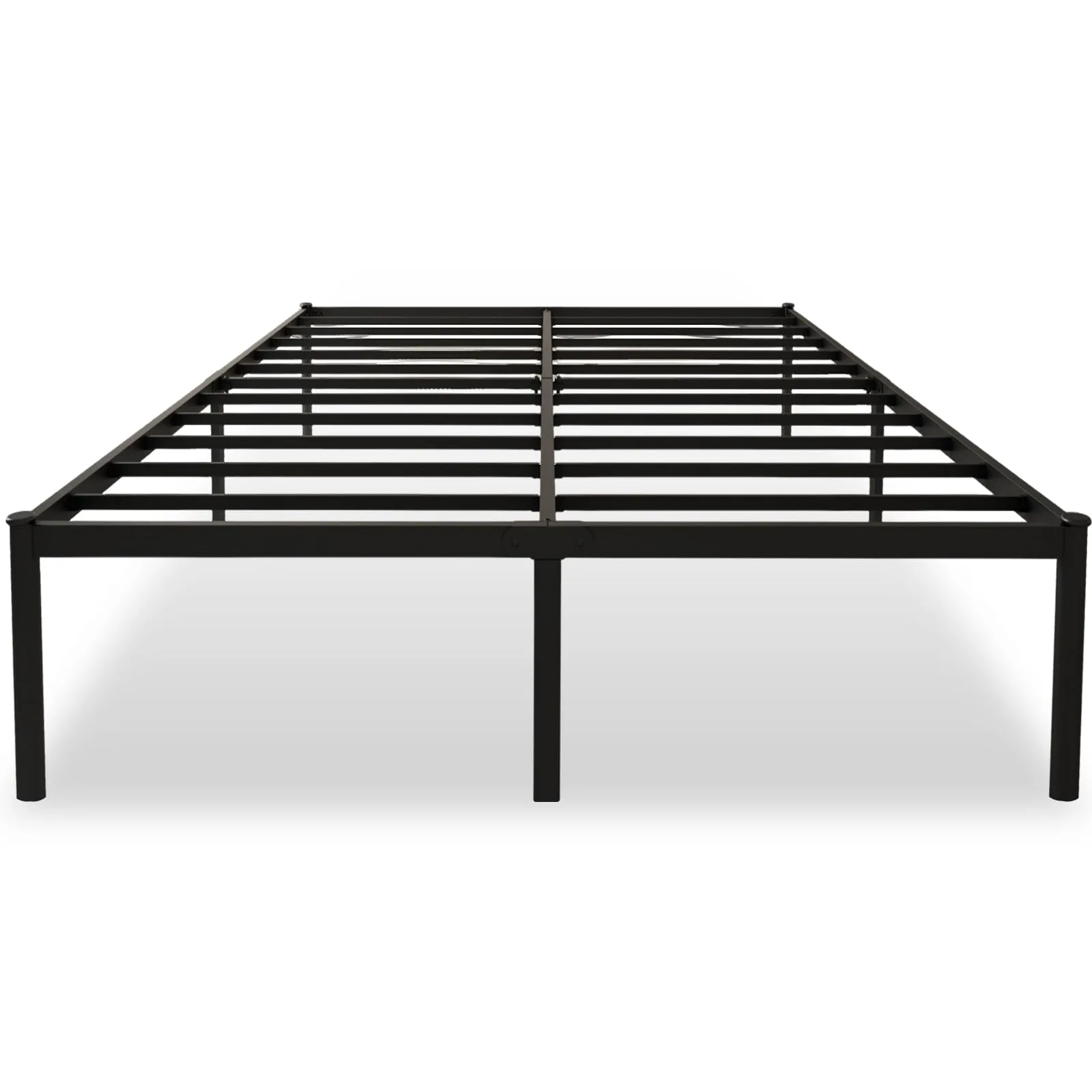 Estrutura De Cama De Metal, Nao Precisa de Box Spring,Com Espaco De Armazenamen Cor Preto (FULL)