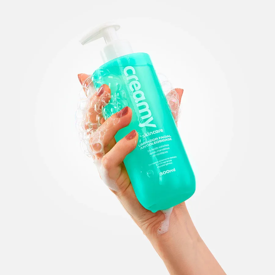 Limpador Facial Antioleosidade 300ML - CREAMY