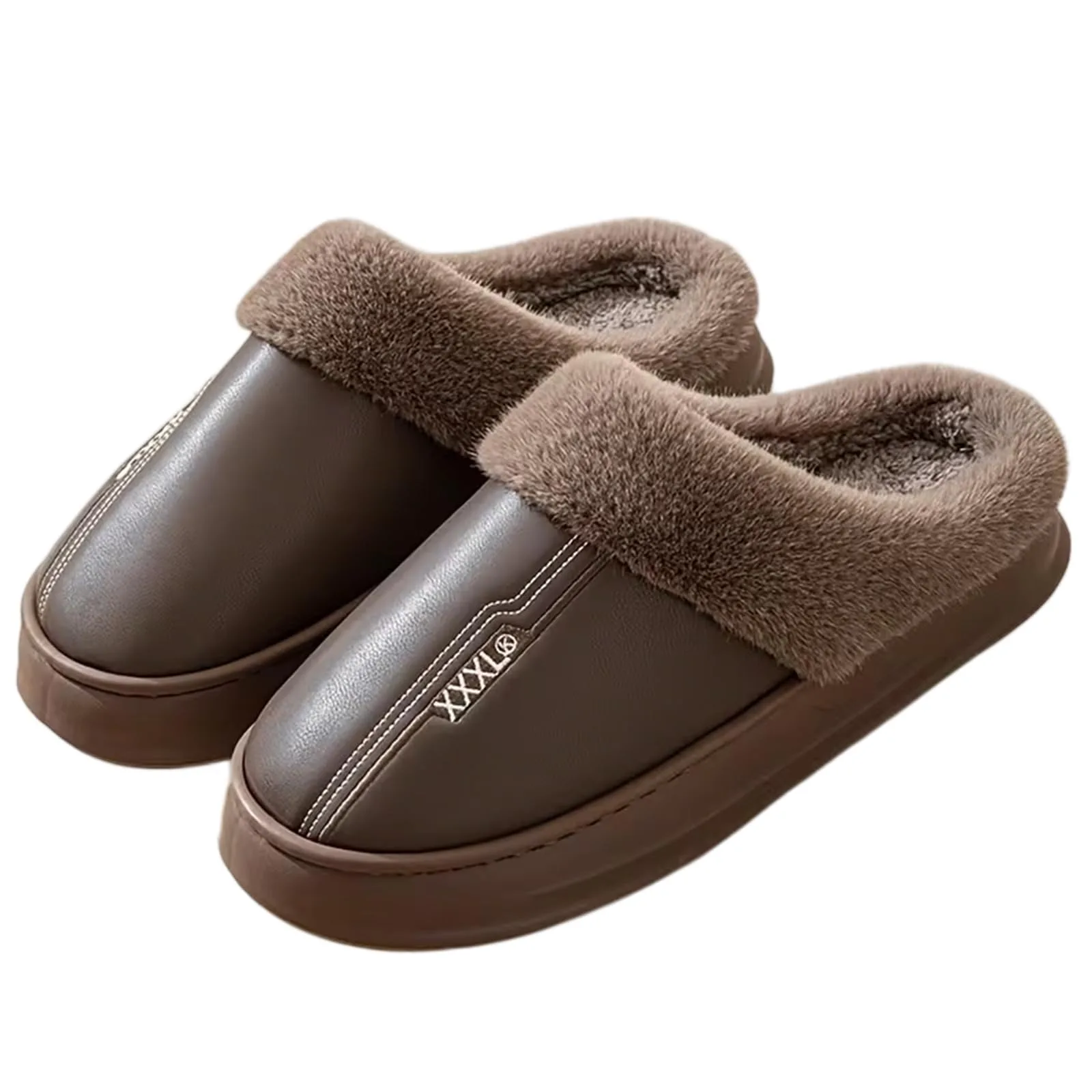 Pantufas Felpudas Impermeaveis ​​para Homem, Antiderrapantes, Macias e Quentes. Pantufas Masculinas