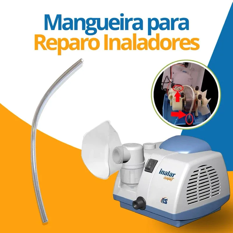 Reparo interno mangueira para nebulizado Inalar/Oron