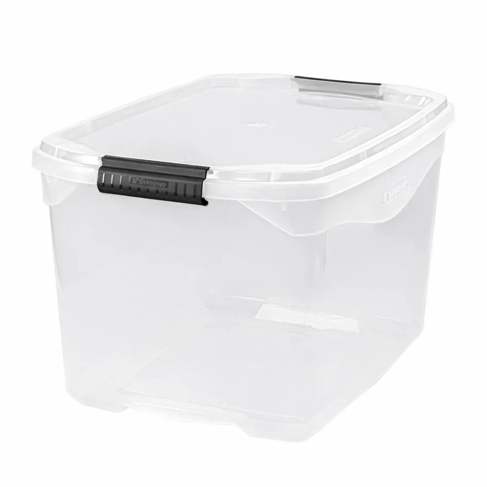 Caixa Organizadora Plastica de 29 Litros, Linha Flex - Sanremo