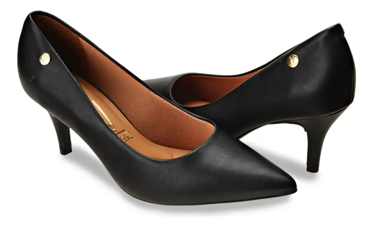 Sapato Scarpin Feminino Classico Salto Medio Vizzano