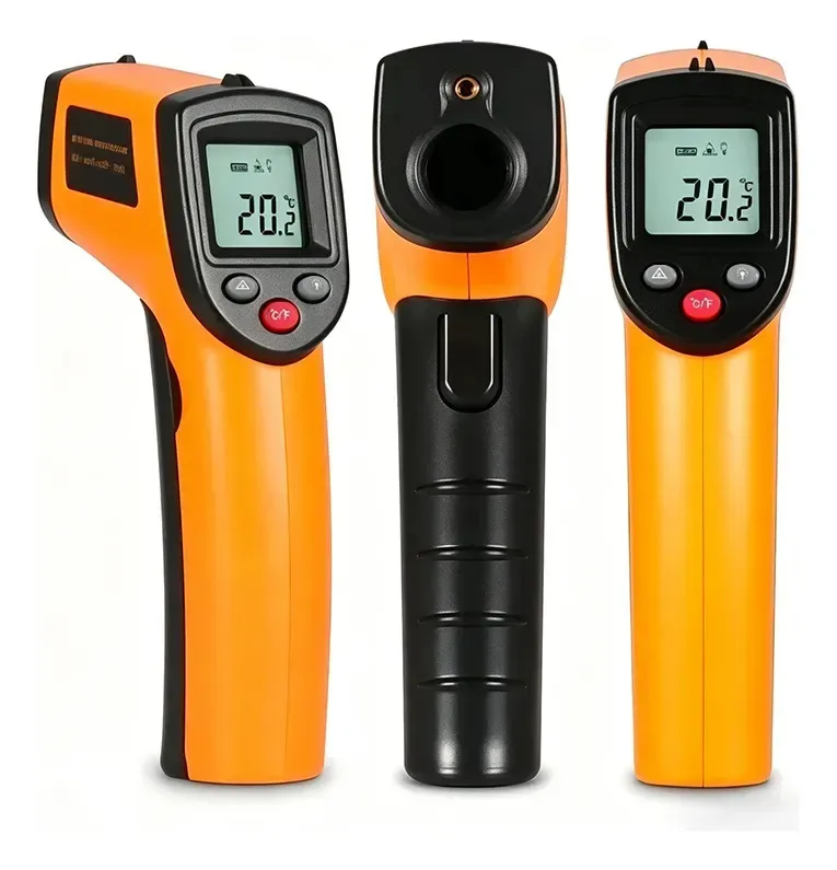 Termometro Culinario Laser Infravermelho Para Fritura e Assados até 400°C - Marca Blackone